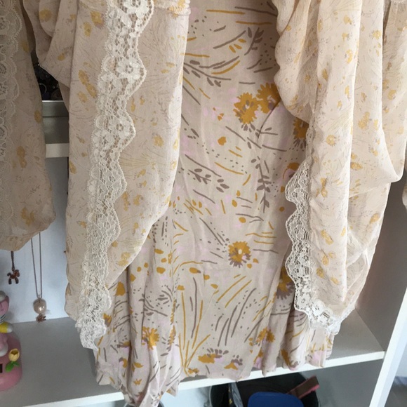 FREE PEOPLE Sheer Romance Floral Mini Dress - Picture 10 of 13